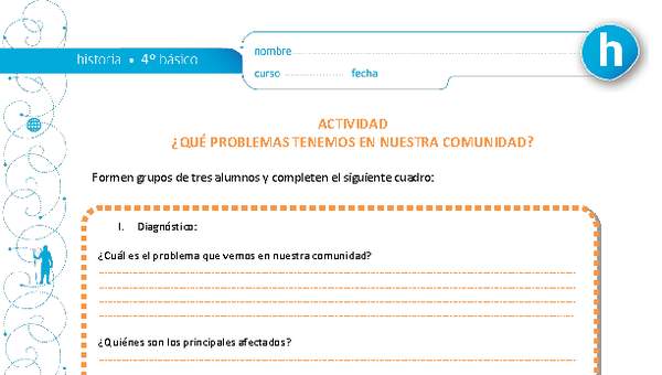 ¿Qué problemas tenemos en nuestra comunidad?