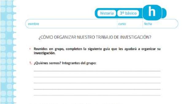 ¿Cómo organizar nuestro trabajo de investigación?