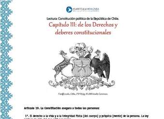 Constitución de Chile: De los Derechos y Deberes constitucionales