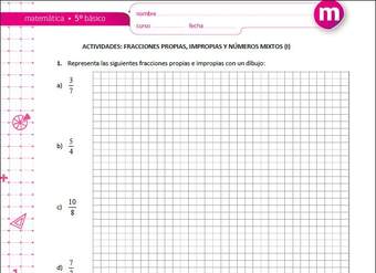 Fracciones propias, impropias y números mixtos (I)