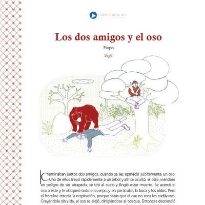 Los dos amigos y el oso