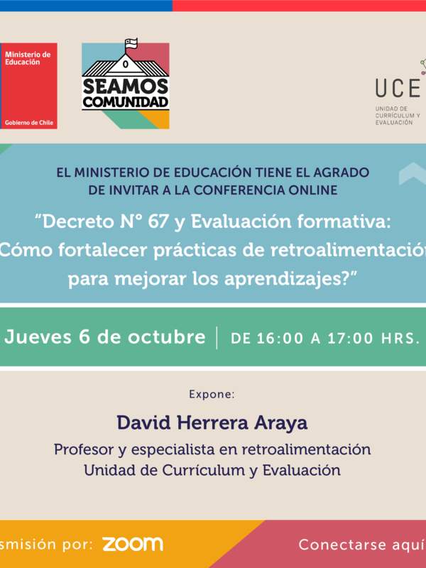 Decreto N° 67 y Evaluación formativa: ¿Cómo fortalecer prácticas de retroalimentación para mejorar los aprendizajes?