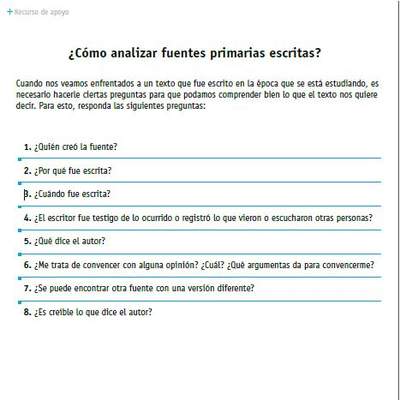 ¿Cómo analizar fuentes primarias escritas?