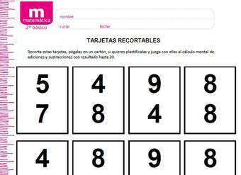 Tarjetas recortables (II)