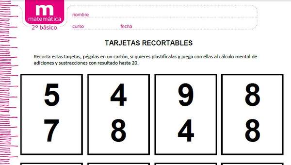 Tarjetas recortables (II)