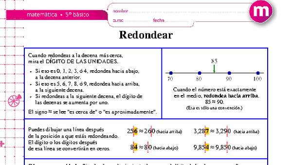 Redondear números a la decena más cercana