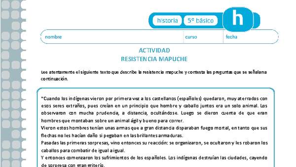 Resistencia mapuche