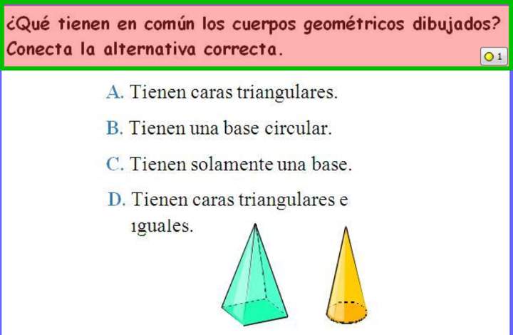 Característica común de una pirámide y un cono
