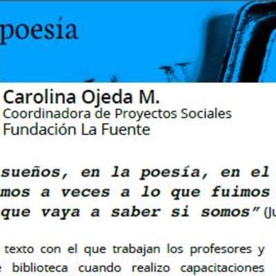 Taller de poesía para profesores