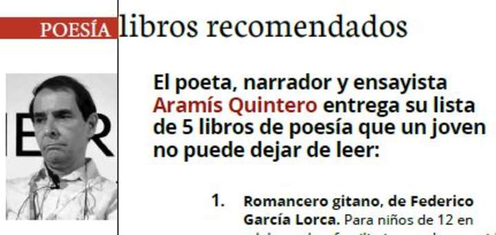 Libros de poesía para jóvenes