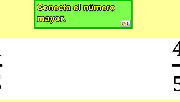 Comparando fracciones (II)