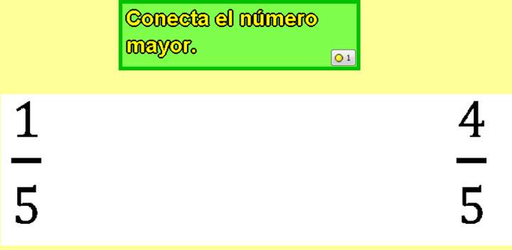Comparando fracciones (II)