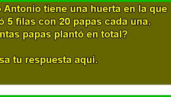 Papas en la huerta