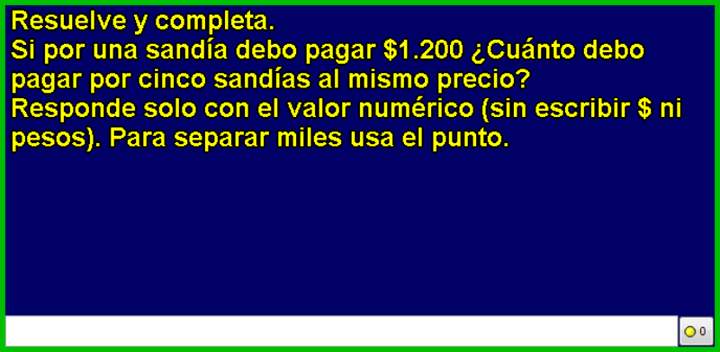 Comprando sandías