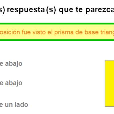 Mirando un prisma de base triangular