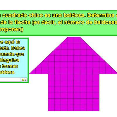 Área de forma geométrica en una cuadrícula (II)