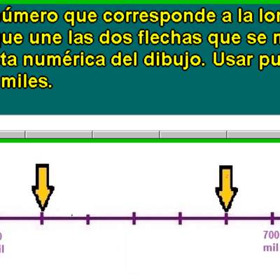 Longitud de un segmento en la recta numérica