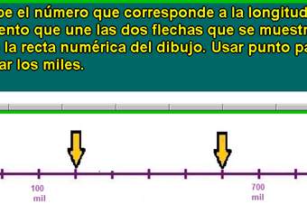 Longitud de un segmento en la recta numérica