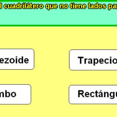 Cuadrilátero sin lados paralelos