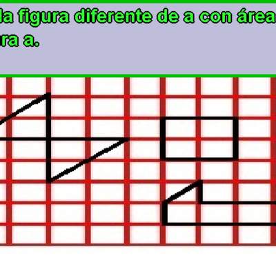 Área de figuras en una cuadrícula (I)