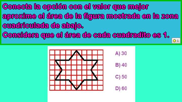 Área de figuras en una cuadrícula (III)