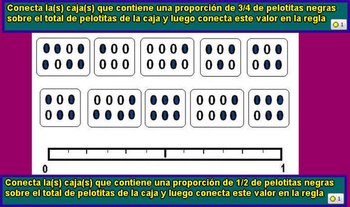 Cajas con bolitas (II)