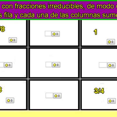 Sudoku de fracciones (III)