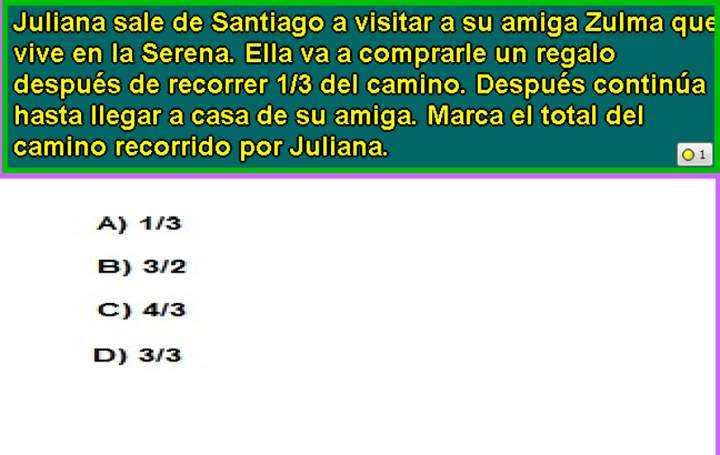 Fracciones en contexto (I)