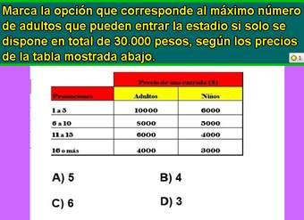 Precios de entradas (VI)