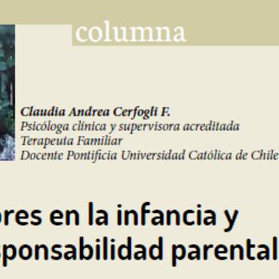 Temores en la infancia y responsabilidad parental