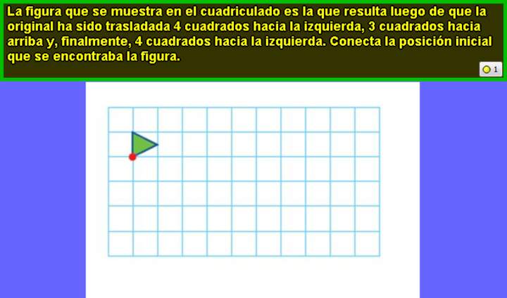 Triángulo en una cuadrícula