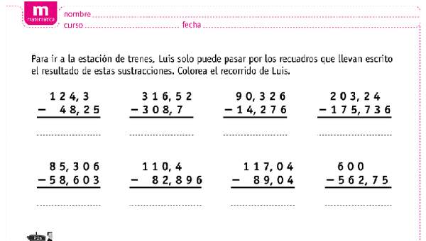 Adición de números decimales