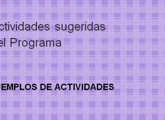 Actividades sugeridas Unidad 3