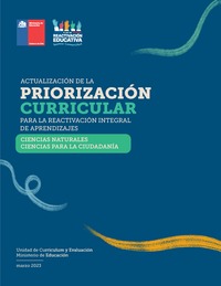 Actualización de la Priorización Curricular: Ciencias Naturales / Ciencias para la Ciudadanía