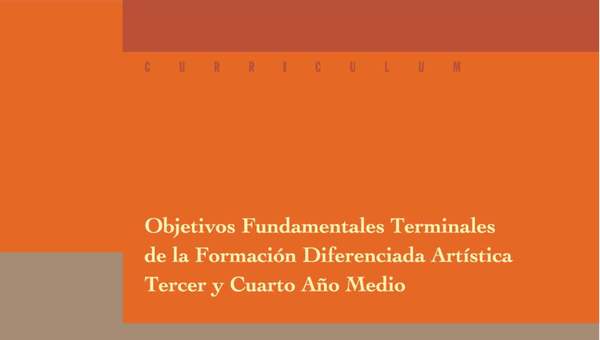 OF Terminales de Formación Diferenciada Artística 3° y 4° medio