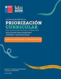 Priorización Curricular EPJA Lengua Castellana y Comunicación