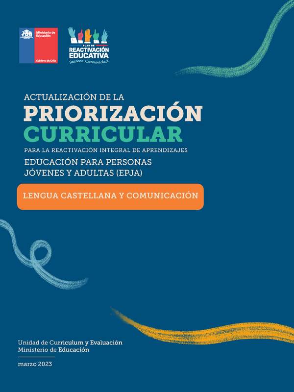 Priorización Curricular EPJA Lengua Castellana y Comunicación