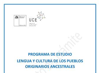 Programa de Estudio COLLA 5° básico