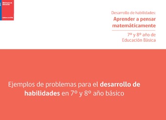 Desarrollo de Habilidades: Aprender a pensar matemáticamente, Ejemplos de Problemas