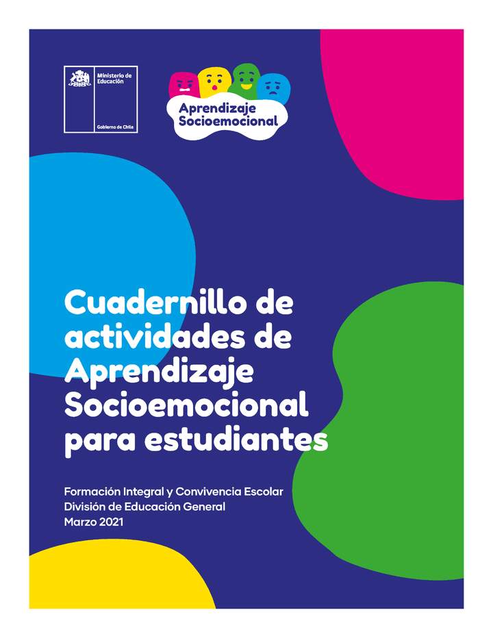 Cuadernillo de actividades de Aprendizaje Socioemocional para estudiantes