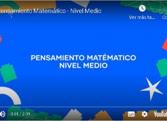 Desarrollo del Pensamiento Matemático – Nivel Medio