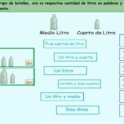 Lectura y escritura de fracciones impropias y números mixtos (II)