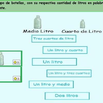 Lectura y escritura de fracciones impropias y números mixtos (III)