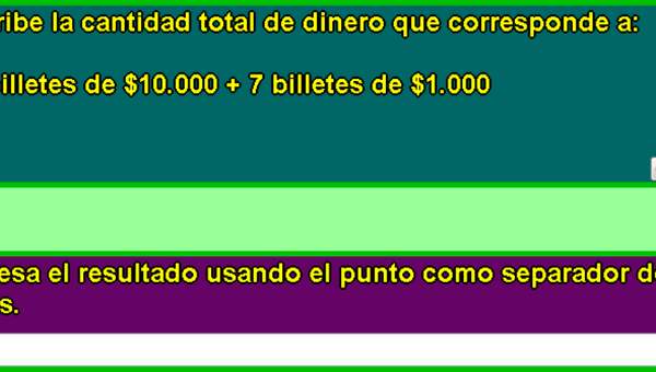 Cantidad de billetes (I)