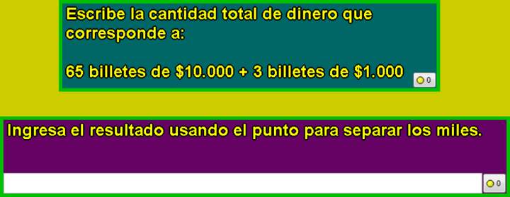 Cantidad de billetes (II)