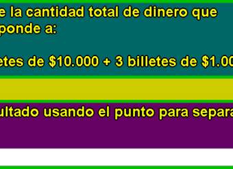 Cantidad de billetes (II)