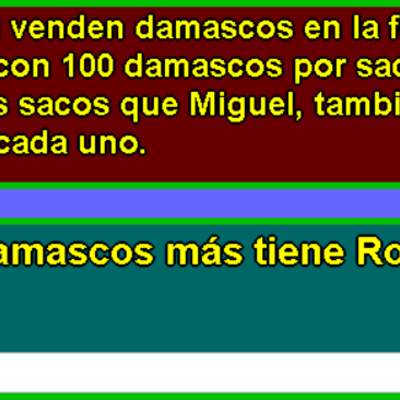 Problema de multiplicación (II)