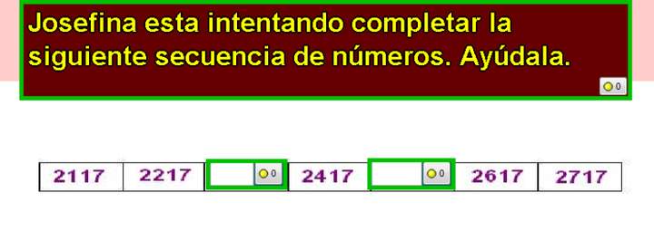 Completar secuencia numérica (I)