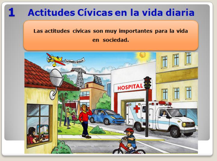 Actitudes cívicas en la vida diaria