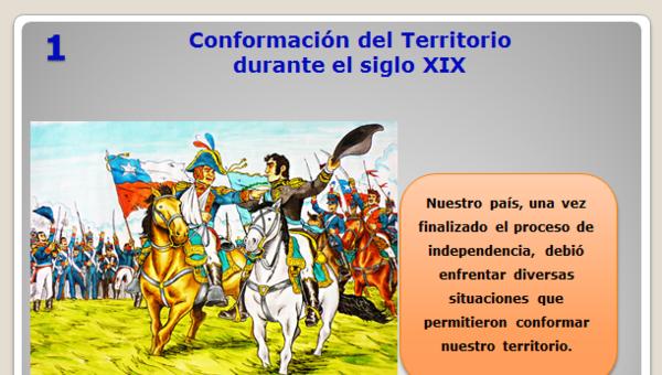 Conformación del territorio nacional en el siglo XIX